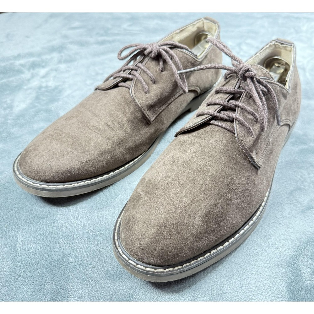 Old Navy Shoes Mens Size 9 Brown Suede Derby Dress Lace Up Casual DUK Shoe